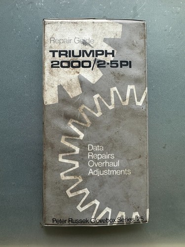 Triumph 2000 5pi repair - triumph,
