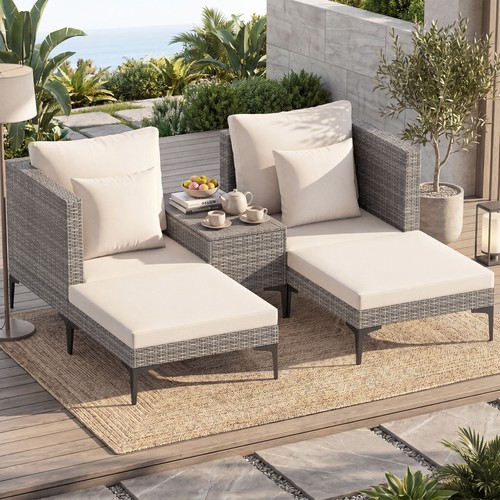 Wicker seating set with - set, 2