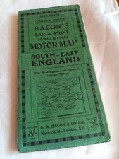 bacon's large -print motor map