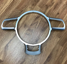 Genuine Audi flat bottom steering wheel chrome trim. TT MK2 8J 8J0419686.  9A2