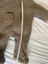 FAUX SHEARLING ONE-PIECE SUIT