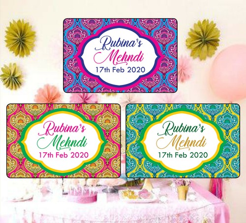 Glossy personalised wedding - 21,