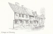 CLAVERING, COTTAGES, Essex