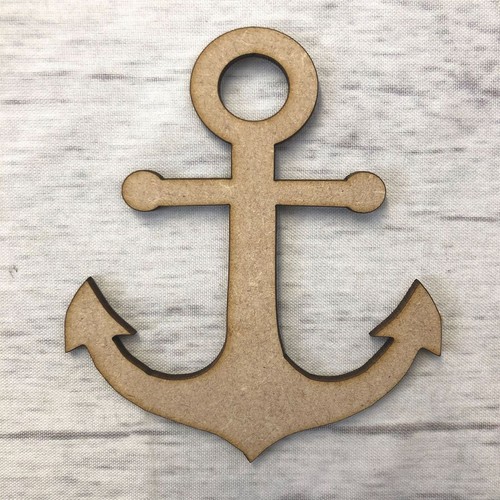 Ships anchor mdf - wood, base
