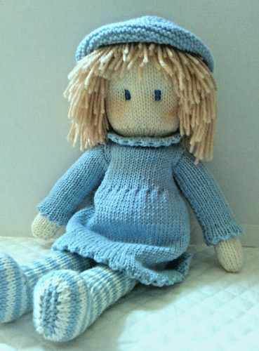 Doll knitting pattern - knitting,