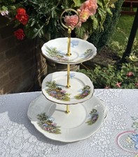 Vintage Bone China 3 Tier Cake