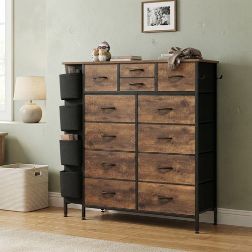 Compact drawer tallboy - 12-drawer,