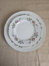 Paragon Bridal Rose Plates 2 x