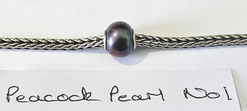 Genuine trollbeads peacock - trollbeads, 'peacock