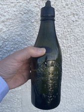 Dark green glass - a,