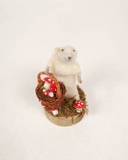 Taxidermy Mouse with Basket