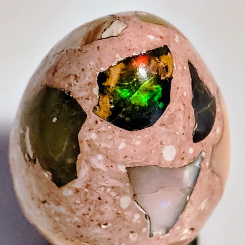 Mexican fire opal egg - fire,