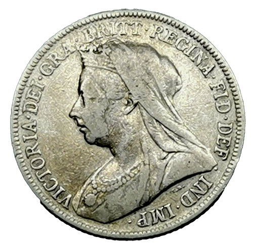 Silver queen victoria crowned - silver,