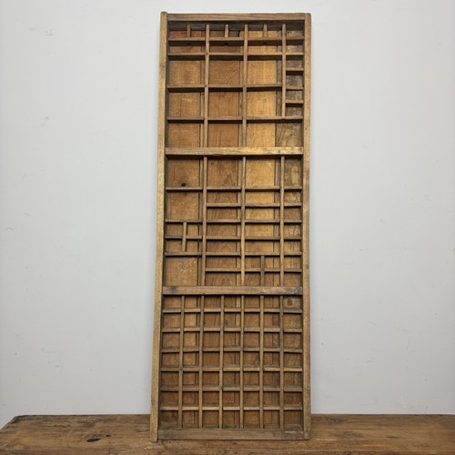 Vintage wooden printers tray - vintage,