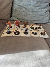 Marvel Heroclix Bundle Of 10 Unique and rare Figures. All with Correct Cards #3