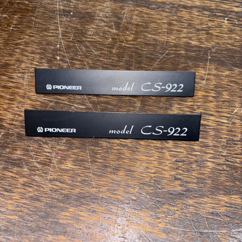 Pioneer 922 speakers oem - pioneer,