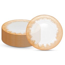 13" Decorative Glass Charger