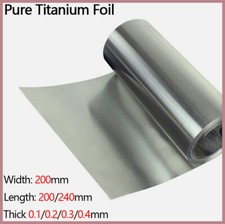 Pure Titanium Foil Sheet Fine