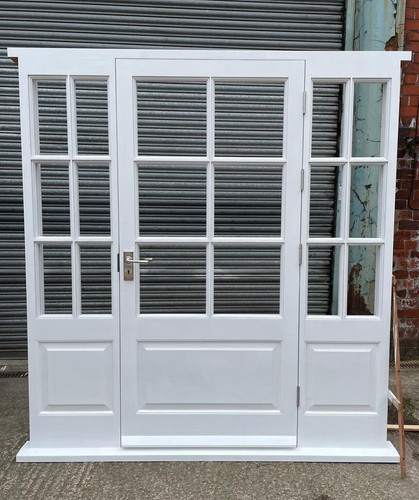 Solid hardwood front door with - solid,