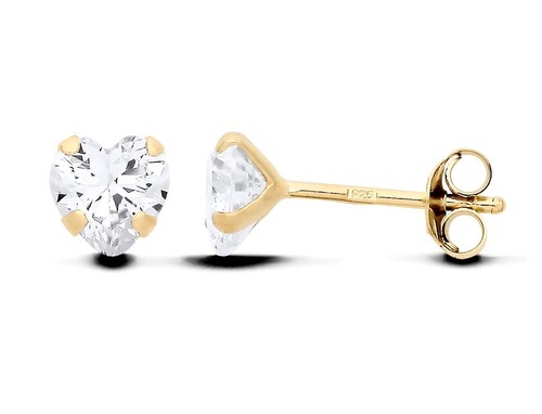 9ct gold silver simulated - silver,