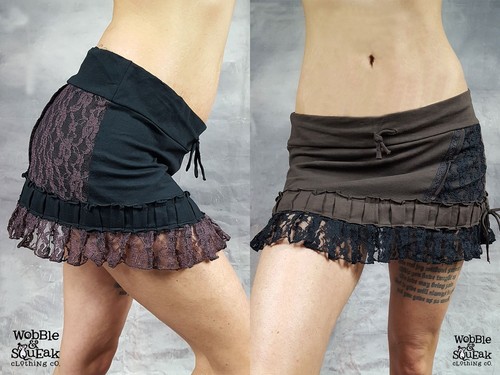 Pixie lace skirt - lace, goa