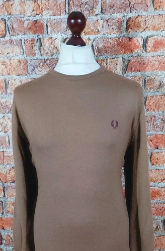 Fred perry knitted crew neck - crew,