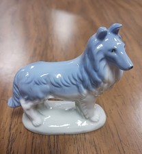 Vintage Porcelain Collie Dog