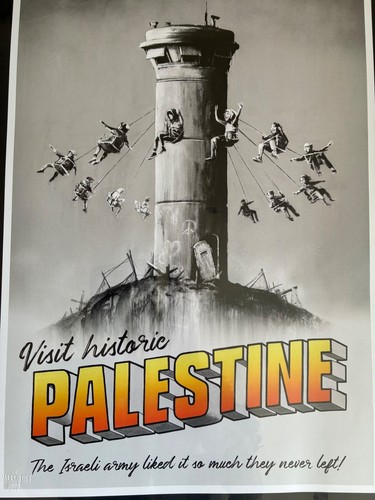 Banksy walled off hotel - banksy,