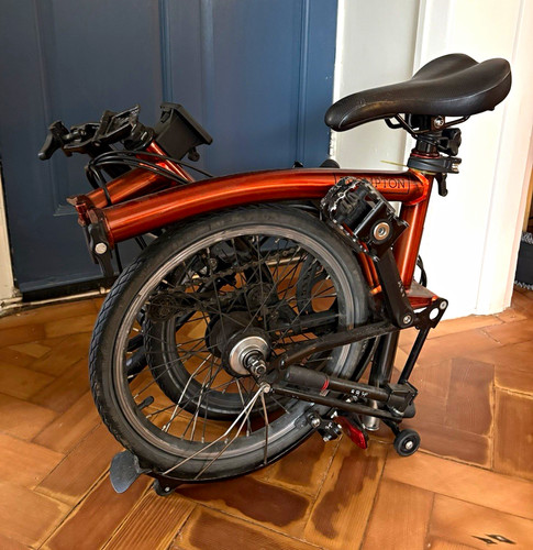 Brompton black edition flame - brompton,