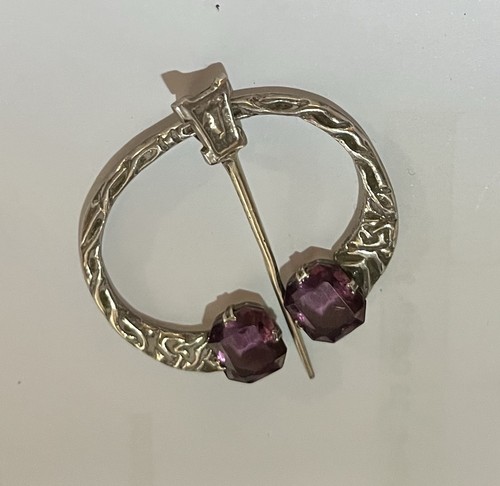 Handmade silver penannular - a,