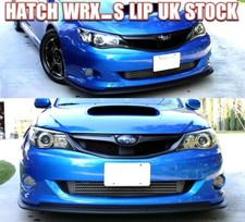 Fits Subaru Impreza Hatchback WRX 08-10 | Front Splitter Spoiler Lip Plastic UK
