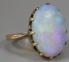 Antique Fire Opal Ring