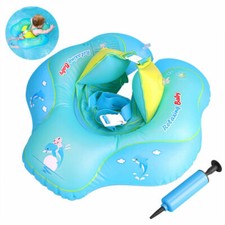 Inflatable Baby Kids Float Swimming Ring Seat Swim Trainer Toys Pool Aid Toddler