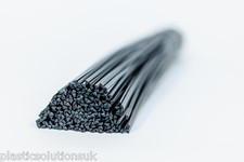 PA GF Plastic welding rods (4mm) black, pack of 10 pcs /triangular shape/