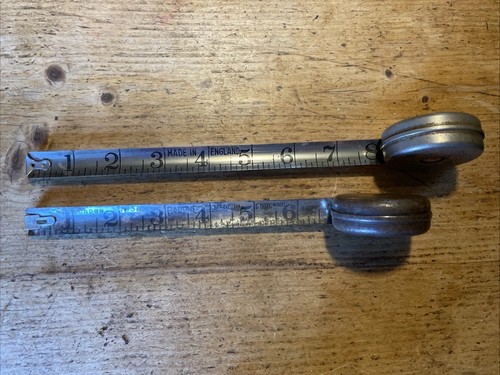 Pair 6ft vintage metal - vintage, tape