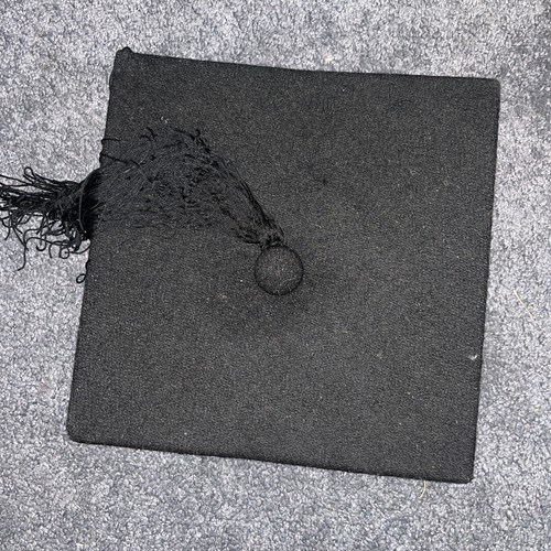 Vintage mortar board cap - vintage, j