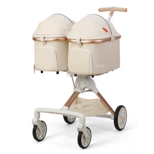 Twin pet stroller lightweight - twin,