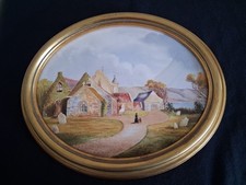 Original painting on ceramic