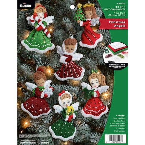 Bucilla felt ornaments - felt,