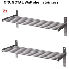 2x IKEA GRUNDTAL Wall Shelf
