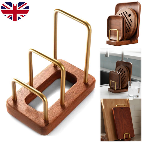 Wooden dish plate cup stand - wooden,