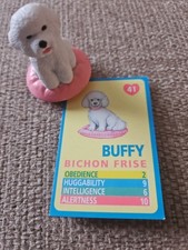 Vintage Puppy In My Pocket # 41 Buffy The Bichon Frise Dog