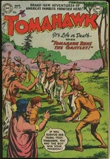 TOMAHAWK #23 (1954) VG+ 4.5  "TOMAHAWK RUNS THE GANTLET!"