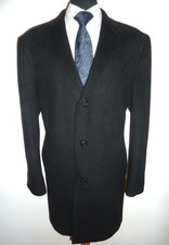 DEHAVILLAND Black Overcoat