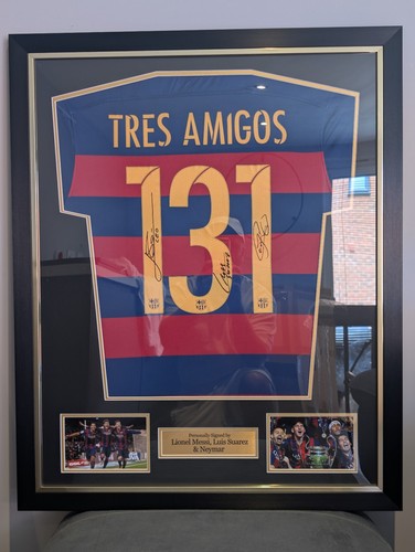 Messi suarez neymar signed - messi,