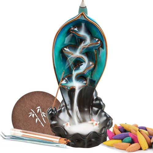 Backflow incense burner - burner, holder