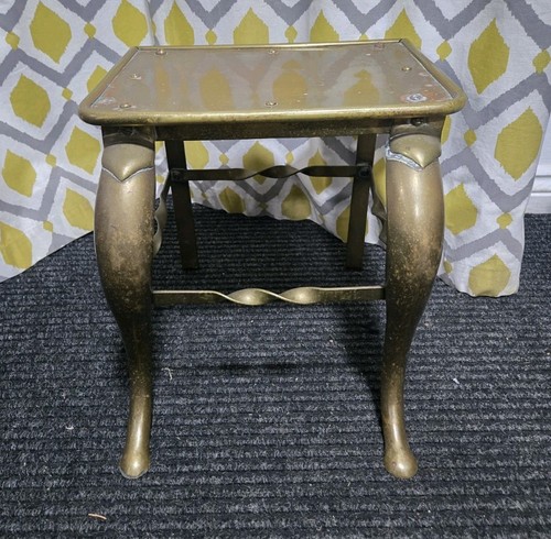 Vintage solid brass side - vintage, table