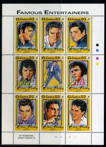 Gambia 1644 1652 mnh elvis - kb, 1644-1652