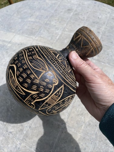Vintage hand etched african - hand,