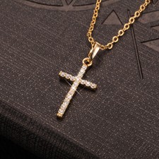 Diamante Cross Pendant